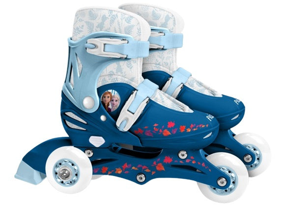 Disney Frozen 2 Skates in linea Hardboot White Blue Size 27-30
