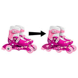 Disney Inline Skates Hardboot Pink Size 27-30