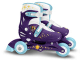 Disney Wish 2 i 1 Tri Inline Skates Semi-Softboat Purple Size 27-30