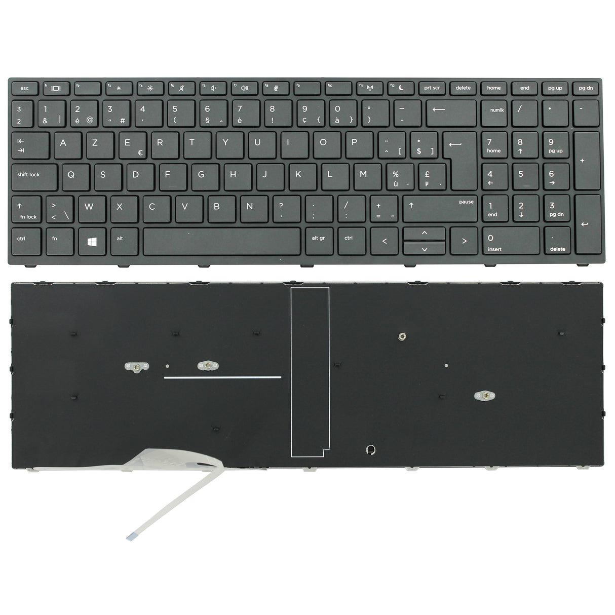 HP Laptop keyboard Azerty BE