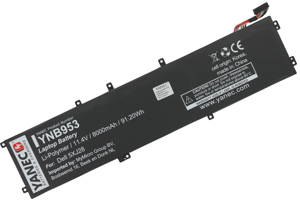 Yanec laptop accu 8000 mah