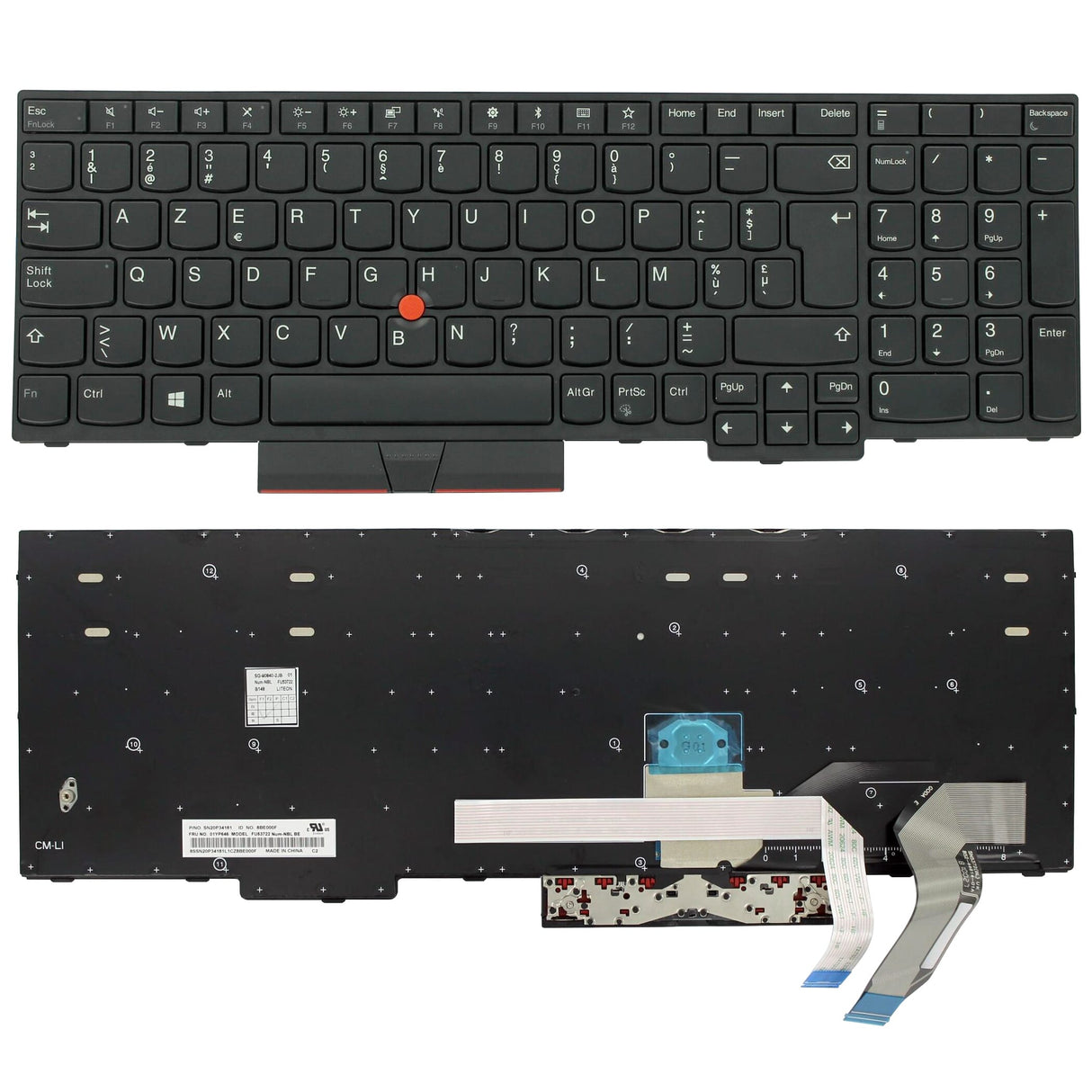 Lenovo notebook klávesnice azerty