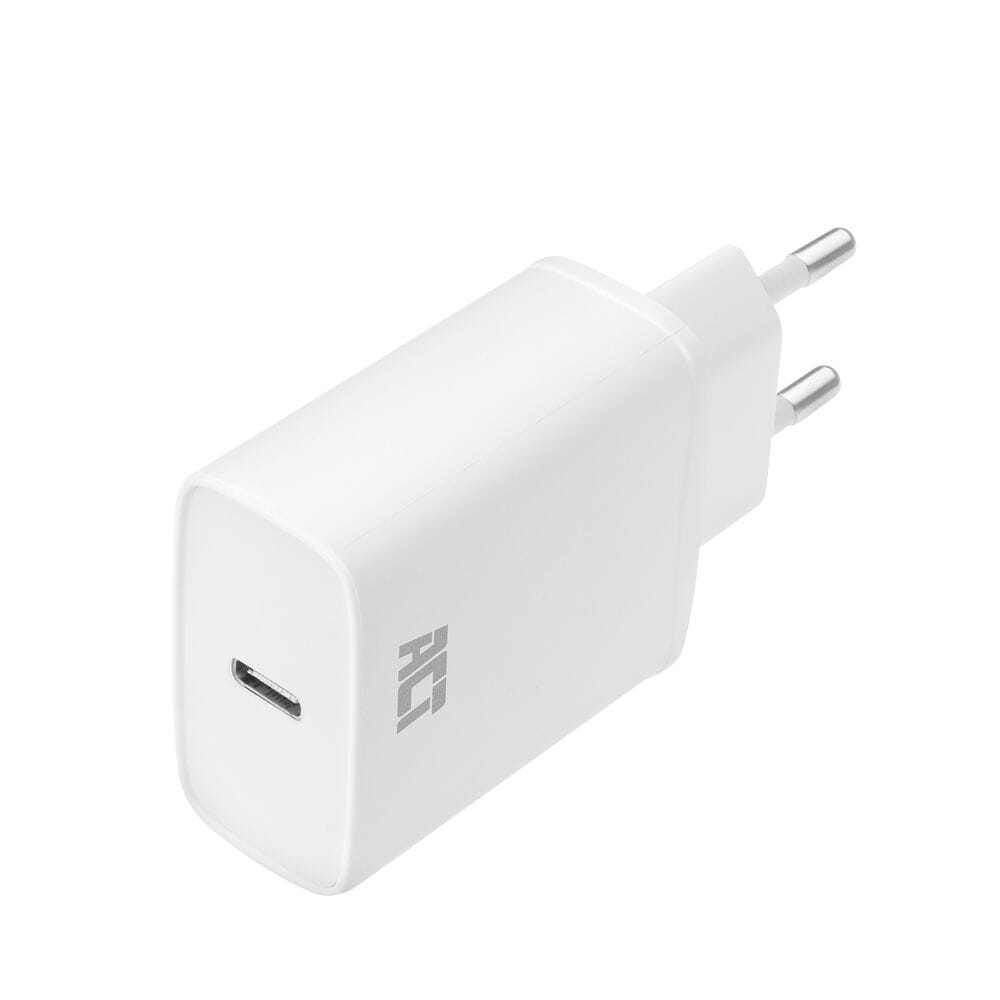 Act USB-C Charger, 1-port, 20W, dodávka napájení, bílá