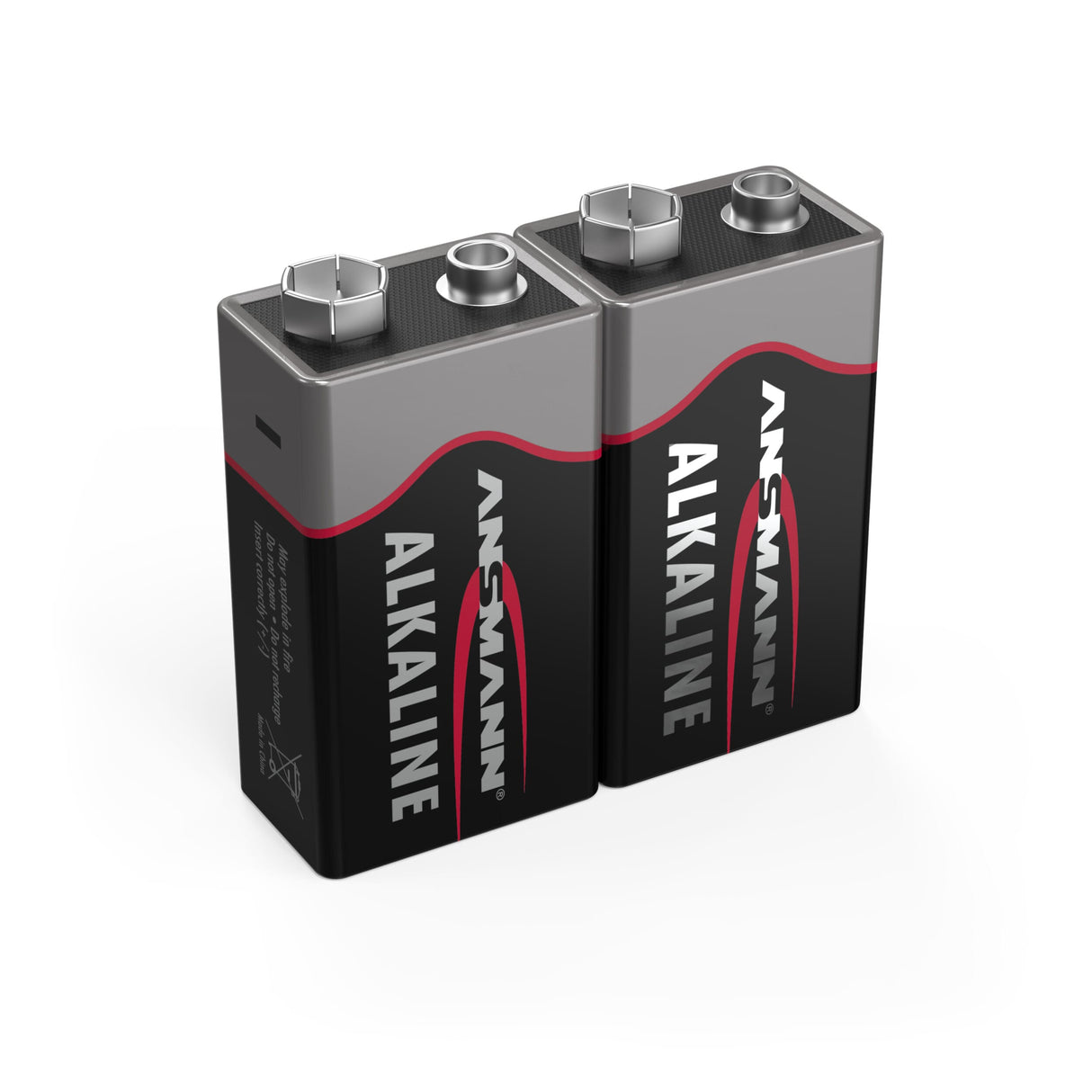 Ansmann Alkaline Battery 9 volt e Block 6LR61 2 stk. Krympning