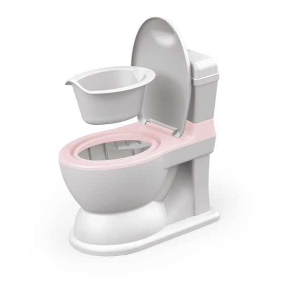 Dolu 2-en-1 XL Plaspotje éducative avec effet de bobine blanc rose blanc