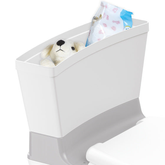 Dolu 2-en-1 XL Plaspotje éducative avec effet de bobine blanc rose blanc