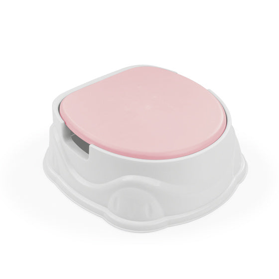 Dolu 3-en-1 Plaspot éducatif avec réducteur de toilette rose blanc