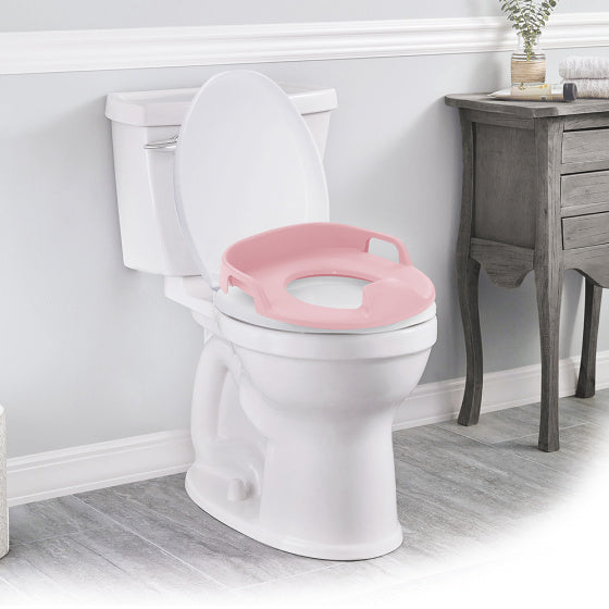 Dolu 3-en-1 Plaspot éducatif avec réducteur de toilette rose blanc