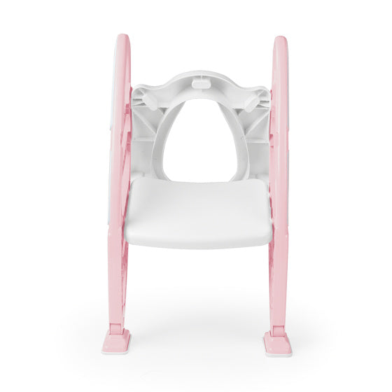 Dolu Educational Toilettrainer with Staircase Toilet Reder Pink