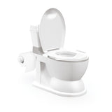 Dolu 2-in-1 XL Educatief Plaspotje met Doorspoeleffect Wit Grijs