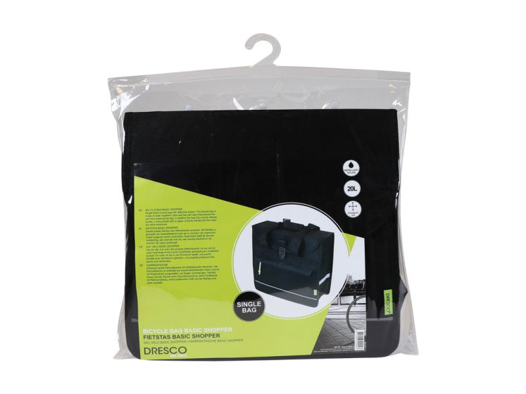 Dresco Basic Shopper Pakaftas 20 litrski najlonski črni