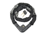 Dresco Chain Lock 120 cm x 7 mm z 2 tipkami črna