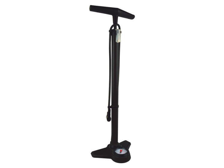 Dresco Manometer Pro Bicycle Pump 70 cm černá