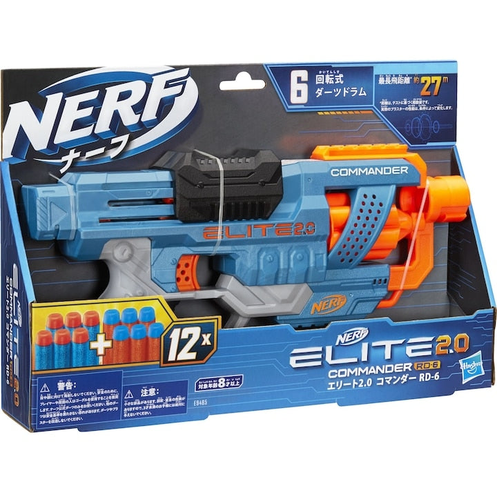 Hasbro Nerf Elite 2.0 Commander RD-6 mit 12 Pfeilen