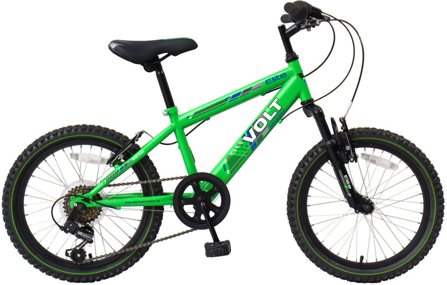 Elite Volt 18 tum 26 cm pojkar 6V V-bromsar grön