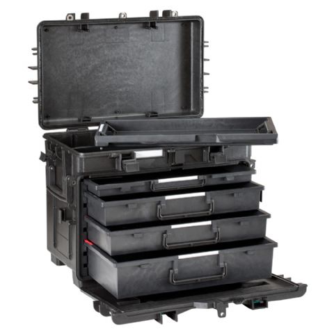 Explorer Cases 5140 Trolley Black with empty drawers