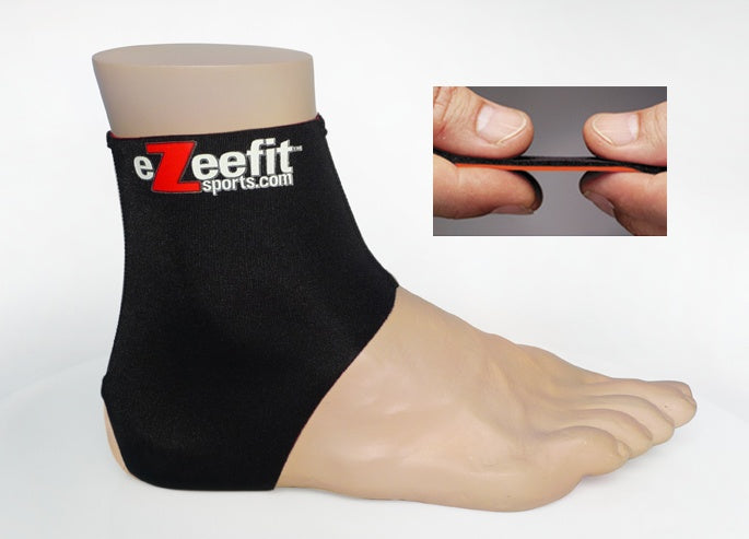 Calcetines de tobillo ezeefit para puntos de presión anti-ampollas 1 mm de tamaño negro 41-44