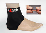 Calcetines de tobillo ezeefit para puntos de presión anti-ampollas 1 mm de tamaño negro 41-44