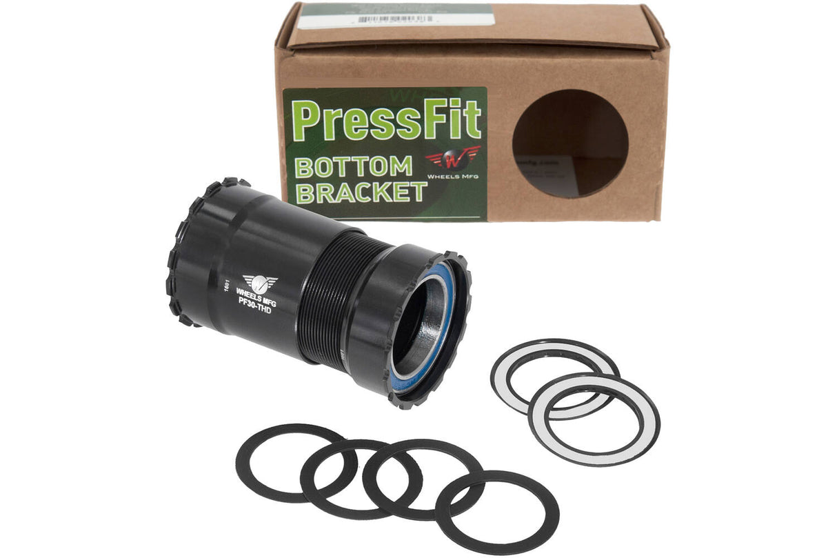 Kola Výroba kol mfg spodní podprsenky Presfit 30 Thread Abec 3 Black