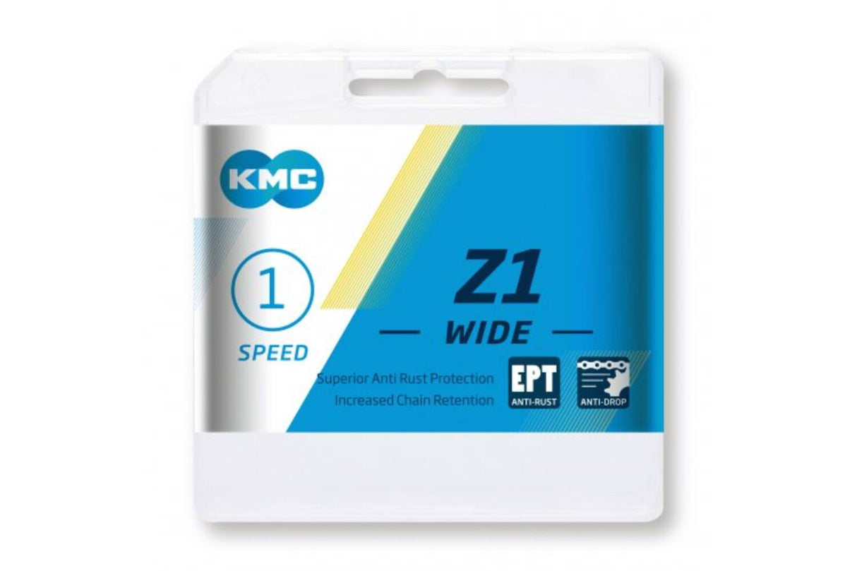 KMC Z1 EPT 112 Schakels, 1 2 x 1 8, Silver, Anti Rust