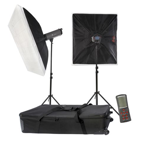Falcon Eyes Studioflits Set TFK-21200L mit LCD-Bildschirm