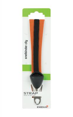 WIDK BIBIA 151068 TRIOBINDER CITY Rustfrit stålbeslag Orange sort på kort