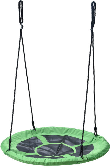 Free and easy nest swing Ø100 cm green black