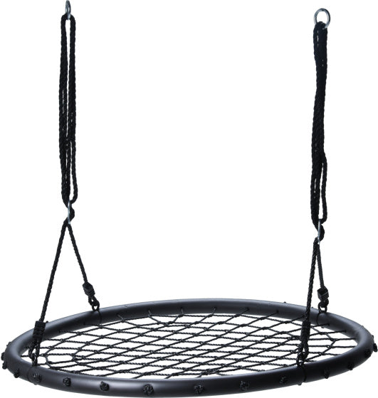 Free and easy nest swing Ø100 cm Black