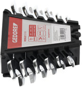 Gedore Red Double Sight Sash Set 6-teilig 6-17 mm kurz schwarz