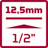 GEDORE RED MONTERING SET TX I resväska 1 2 tum silver 75-stycken