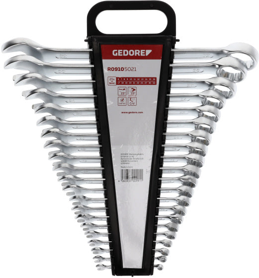 Gedore Red Ring Stitch Keys SW 6-32 mm Silber 21-Stück