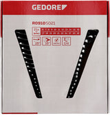 Gedore Red Ring Stitch Keys SW 6-32 mm Silber 21-Stück