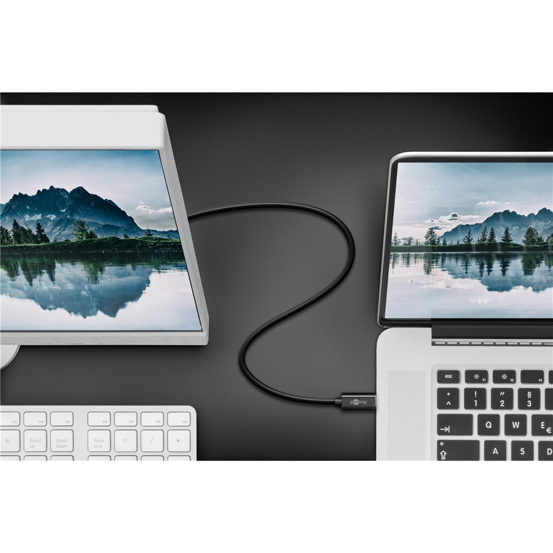 Goobay USB-C do kabla adaptera displayport