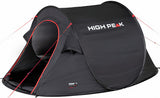 High Peak Pop-Up Stan Vision 3-Person 235 x 180 x 100 cm černá