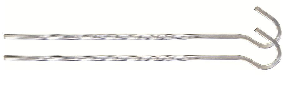 Highlander pokręcony namiot Śledź 18 cm stal 10 sztuk srebrny