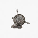 Highlander HPX 200 Gas Cooking Dispositif 10 cm Copper en argent en acier