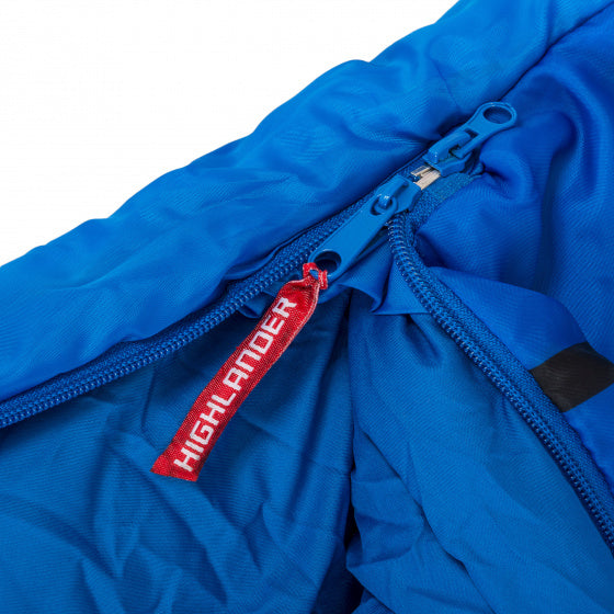 Highlander Mummy Slaapzak Shark 170 cm Polyester Blauw