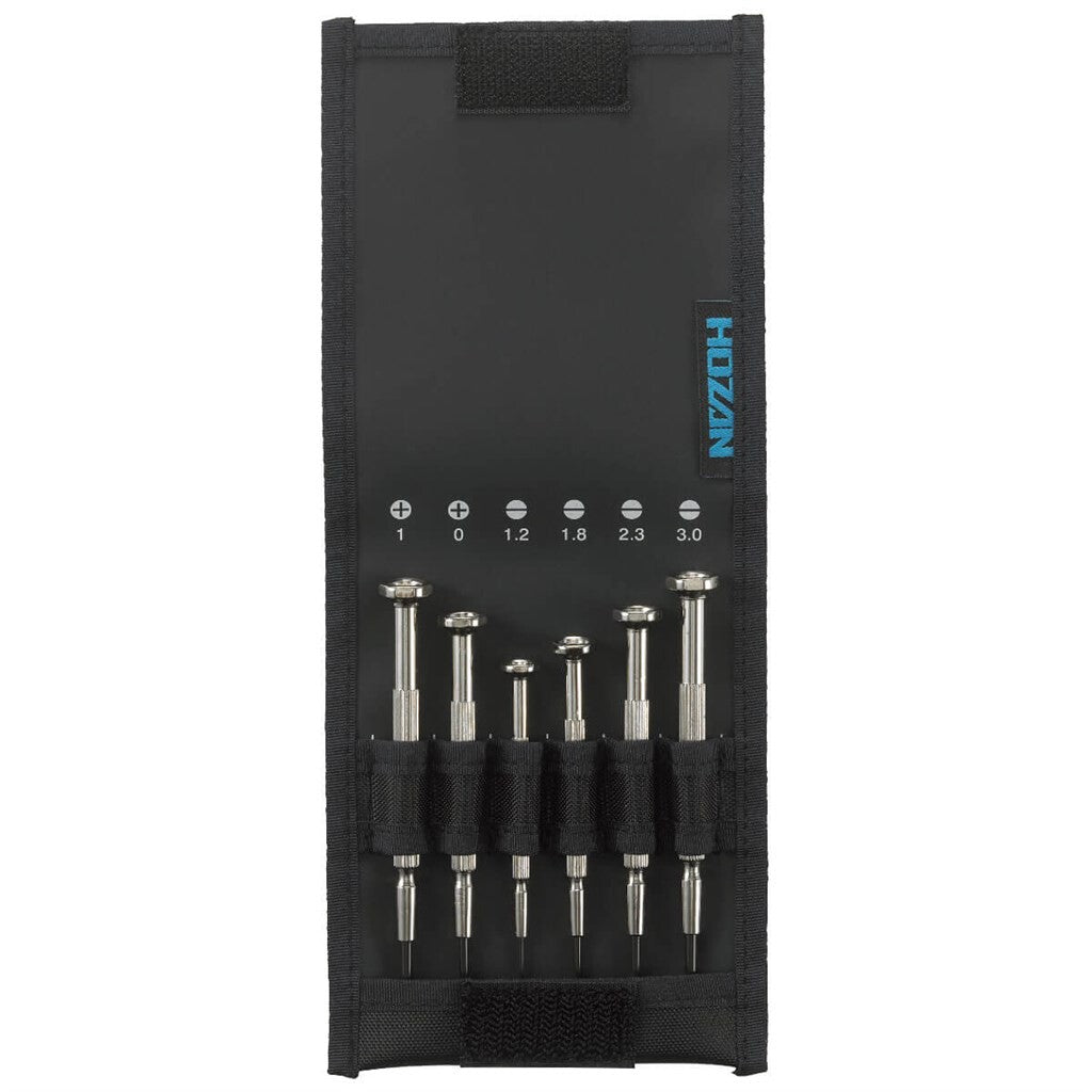 HOZAN Precision Screwdriver Set 6-Piece v pouzdře