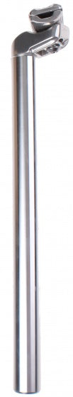 Sedež pritrjen 27,4 x 350 mm aluminijaste srebro