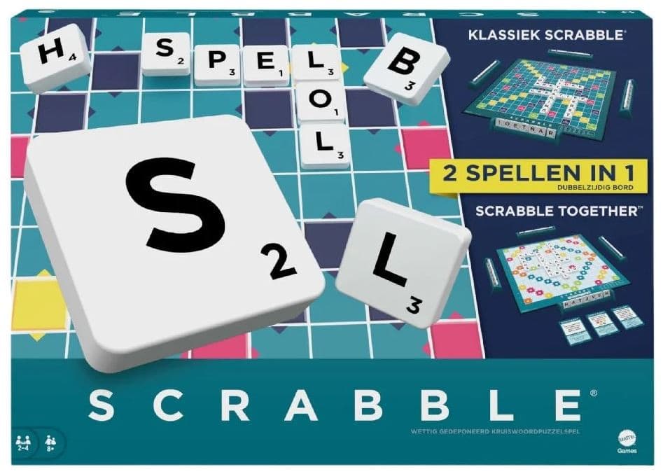 Mattel scrabble 2in1 board game