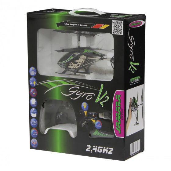 Jamara RC Gyro V2 Helikopter Jongen 2.4 Ghz 23 cm gréng