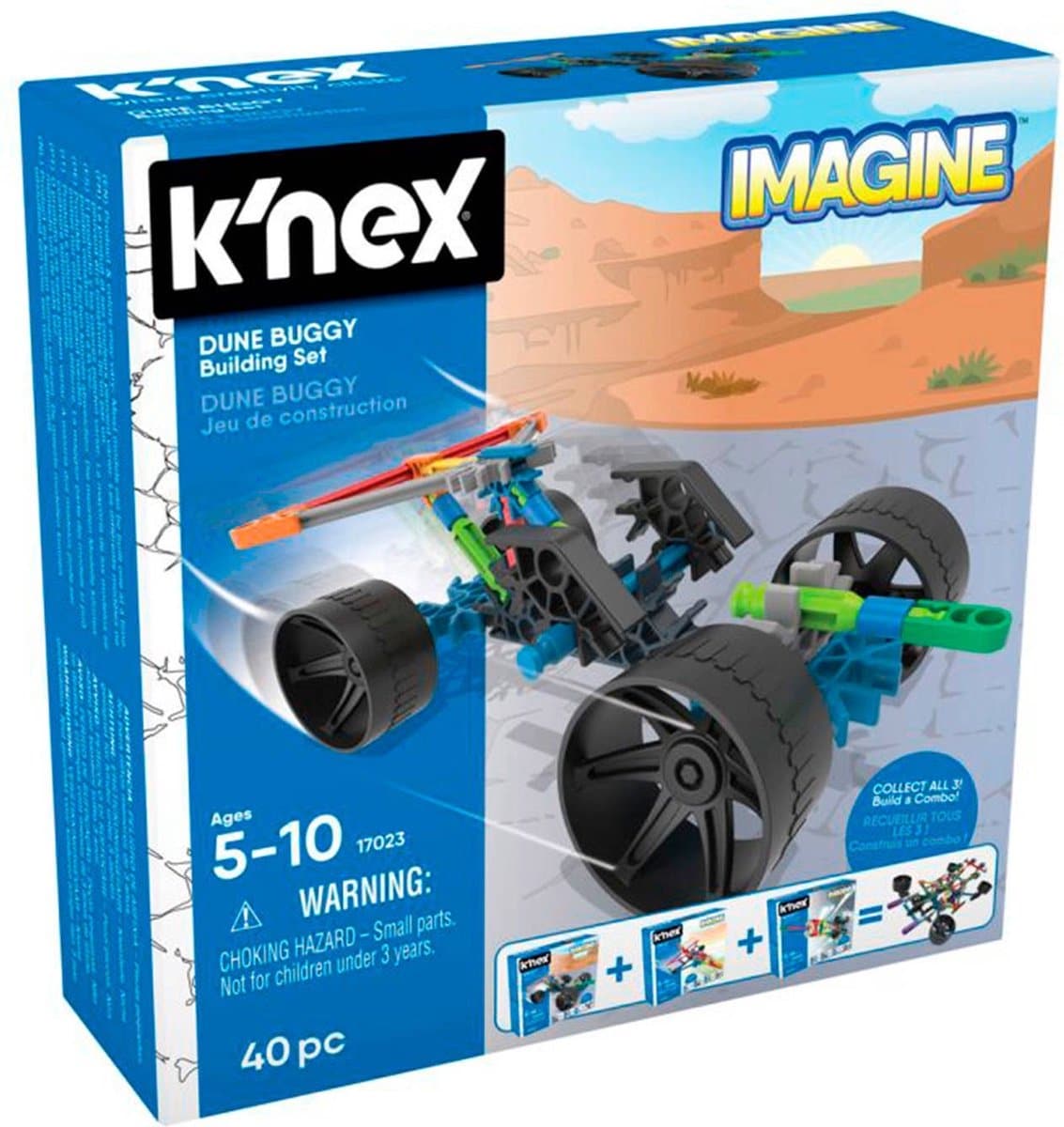 Cilgro k'nex bouwset - dune buggy, 40dlg.