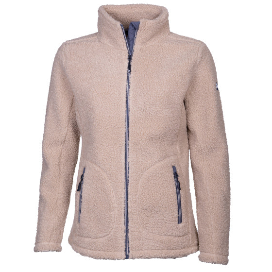 Life Line Lorne Sherpa Fleecejas Ladies Beige Size S