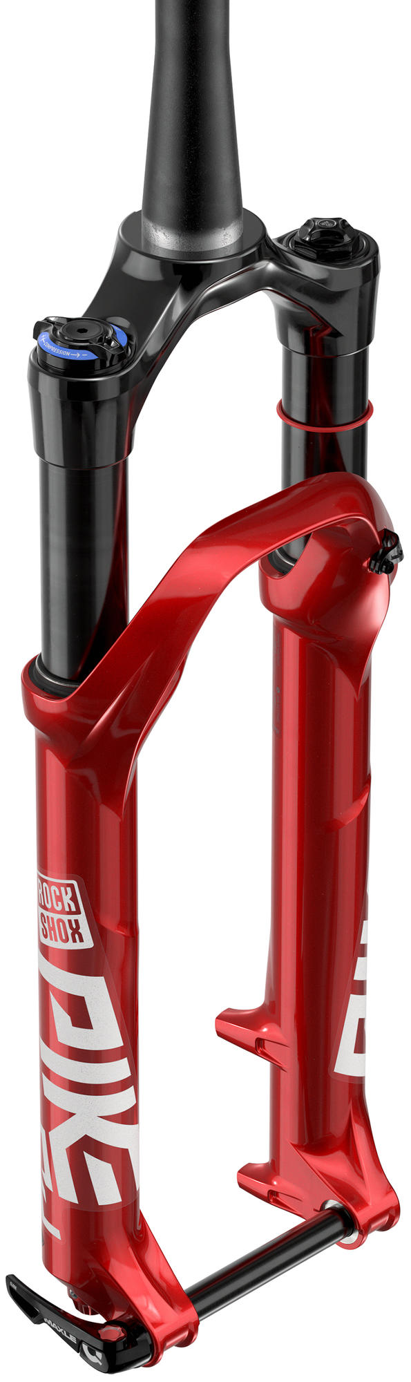 Rockshox susp. fork rs pike dj red 100mm travel