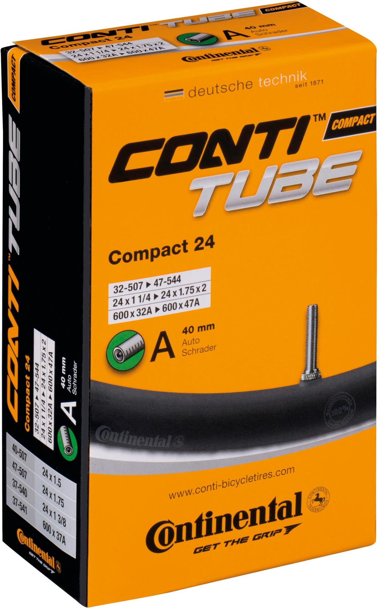 Continental Inner Trube AV 24 Compact 32 47-507 544