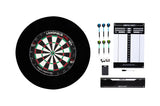 Longfield Darts Tournament Dartboard med tilbehør Sort 8-delt