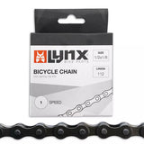 Lynx Bicycle Chain - Standardní náhrdelník, 112 odkazů, 1 2 x 1 8, šedá