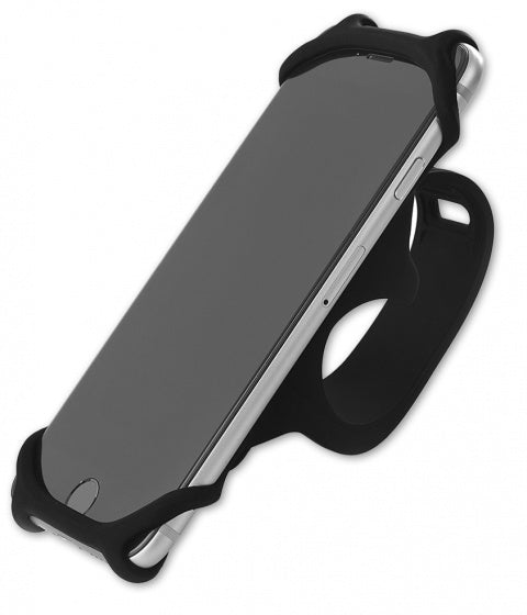 Telefonholder universal silikone sort