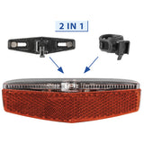 M-Wave Helios zadnja luč USB LED rdeča