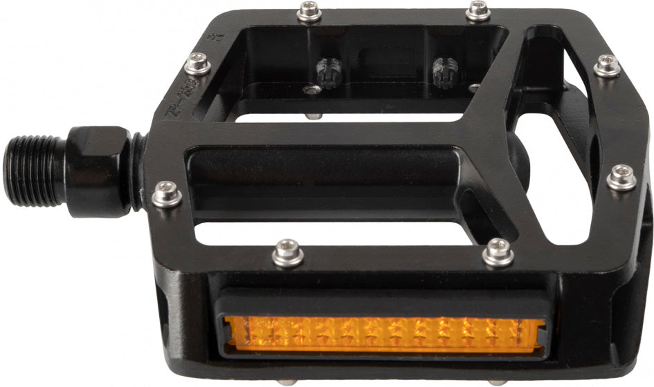M-wave a pedale piatto costante 93 x 97 x 20 mm in alluminio nero